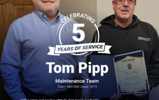 Celebrating Tom’s 5 Years of Service